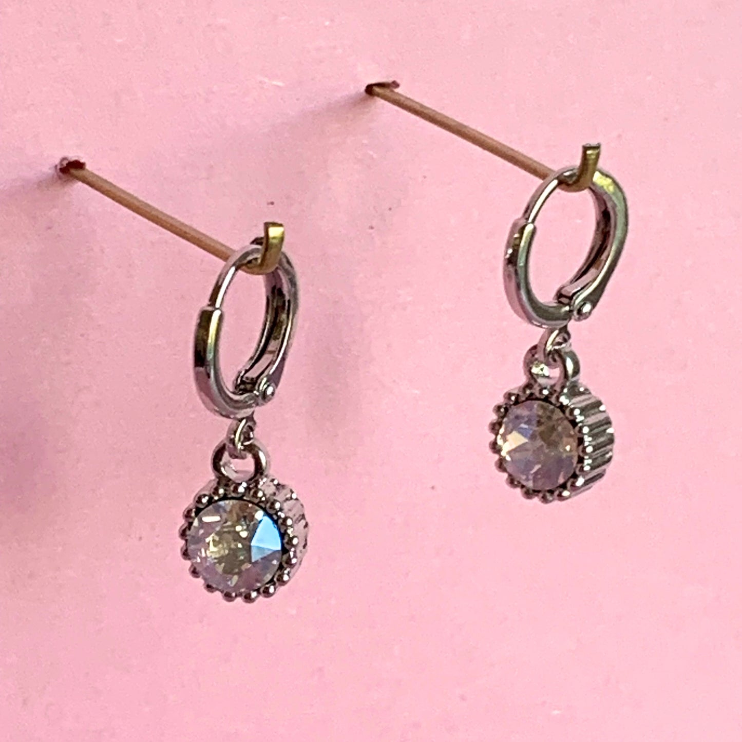 Ohrringe "Zirkonia" Gold/Silber