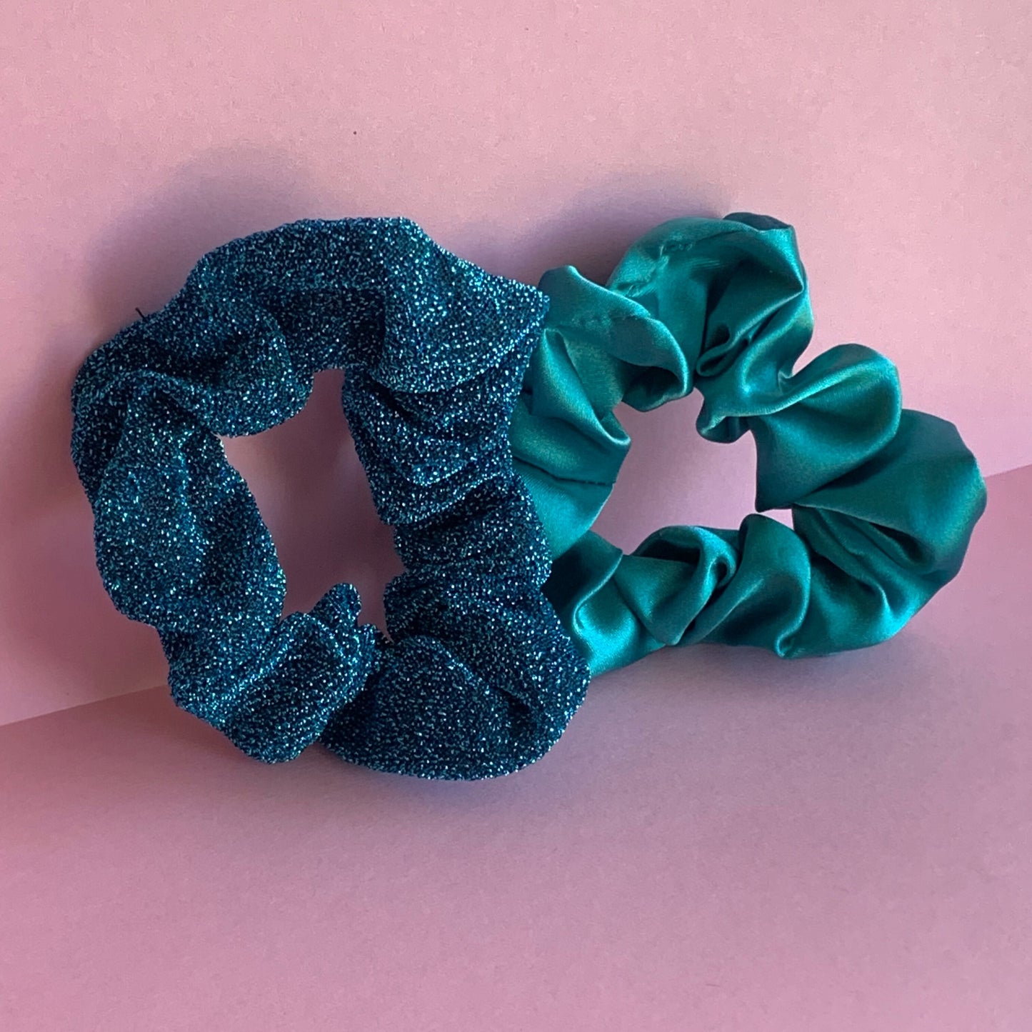 Scrunchi Set "Satin Ocean"