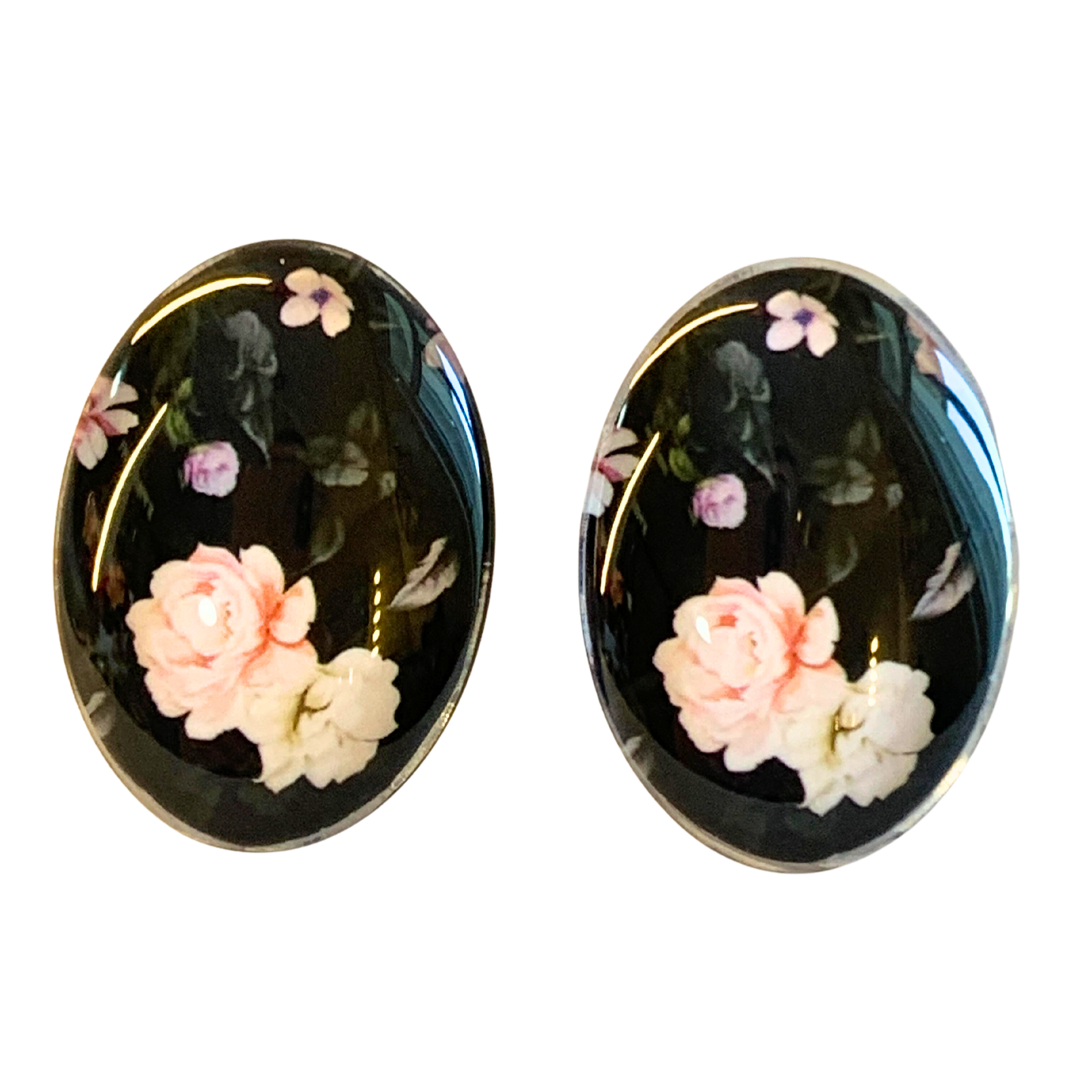 Ohrringe "Rosy Oval"