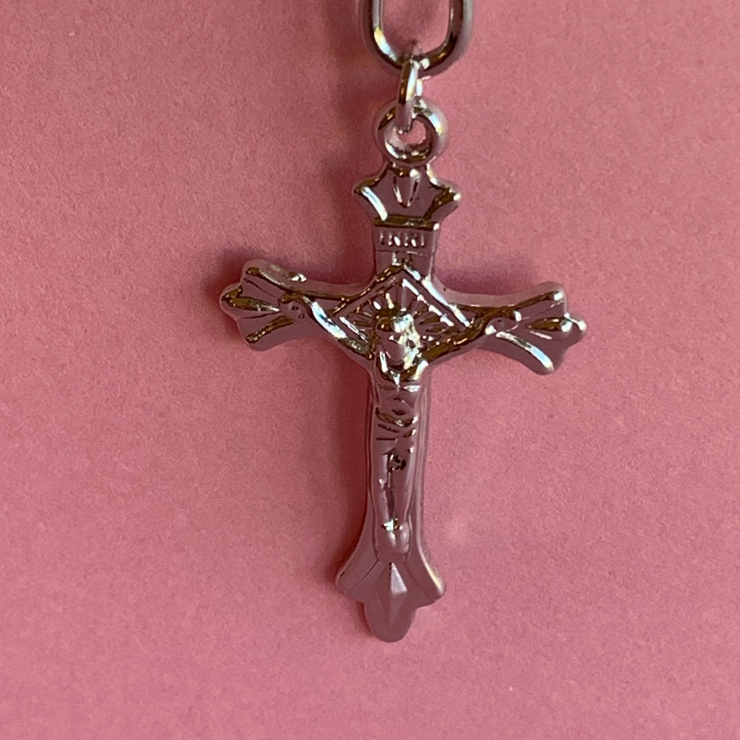 Kette "Chain Cross" Gold/Silber