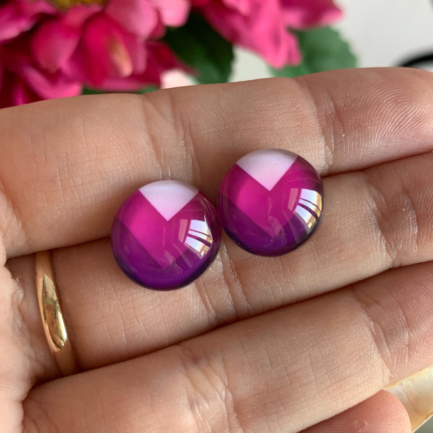 Ohrringe "Magenta"