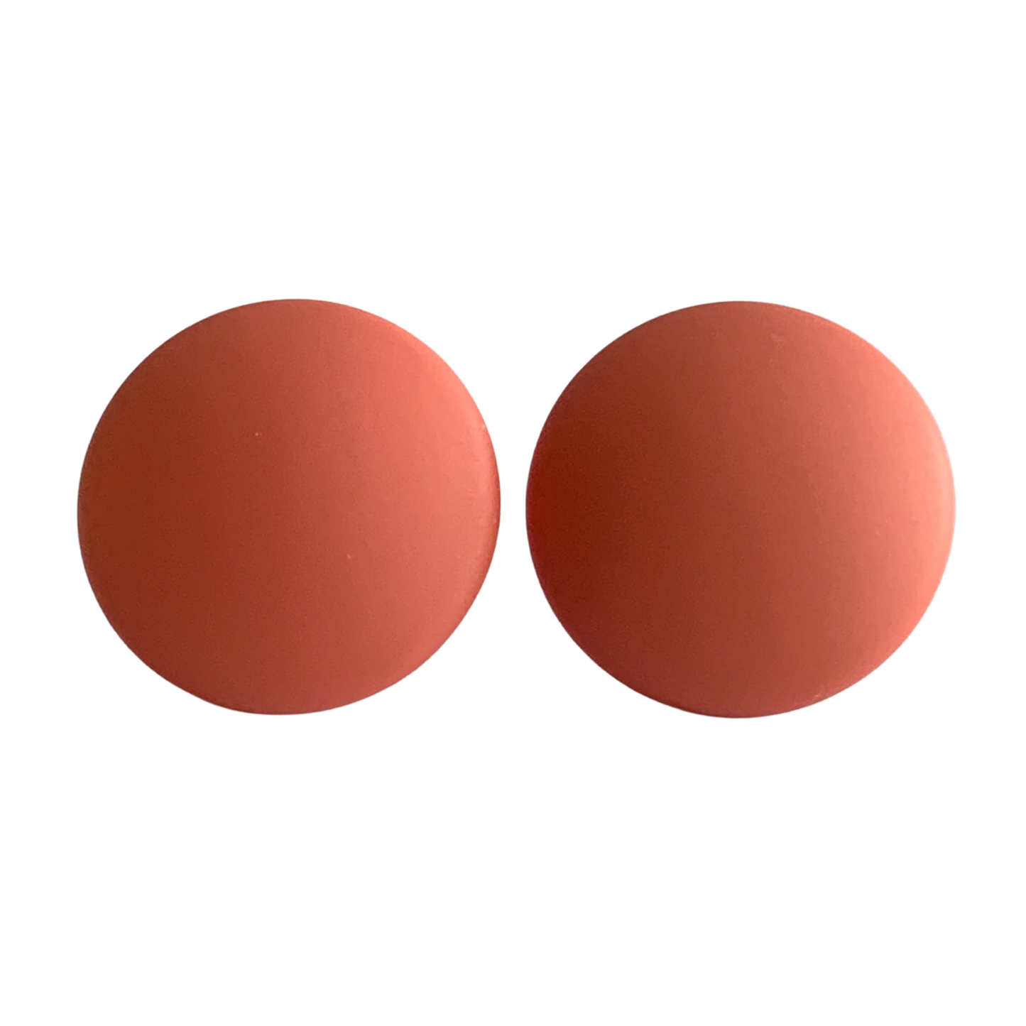 Ohrclips "Coral Matt"