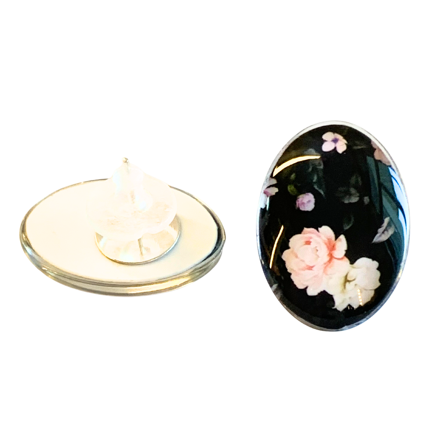 Ohrringe "Rosy Oval"