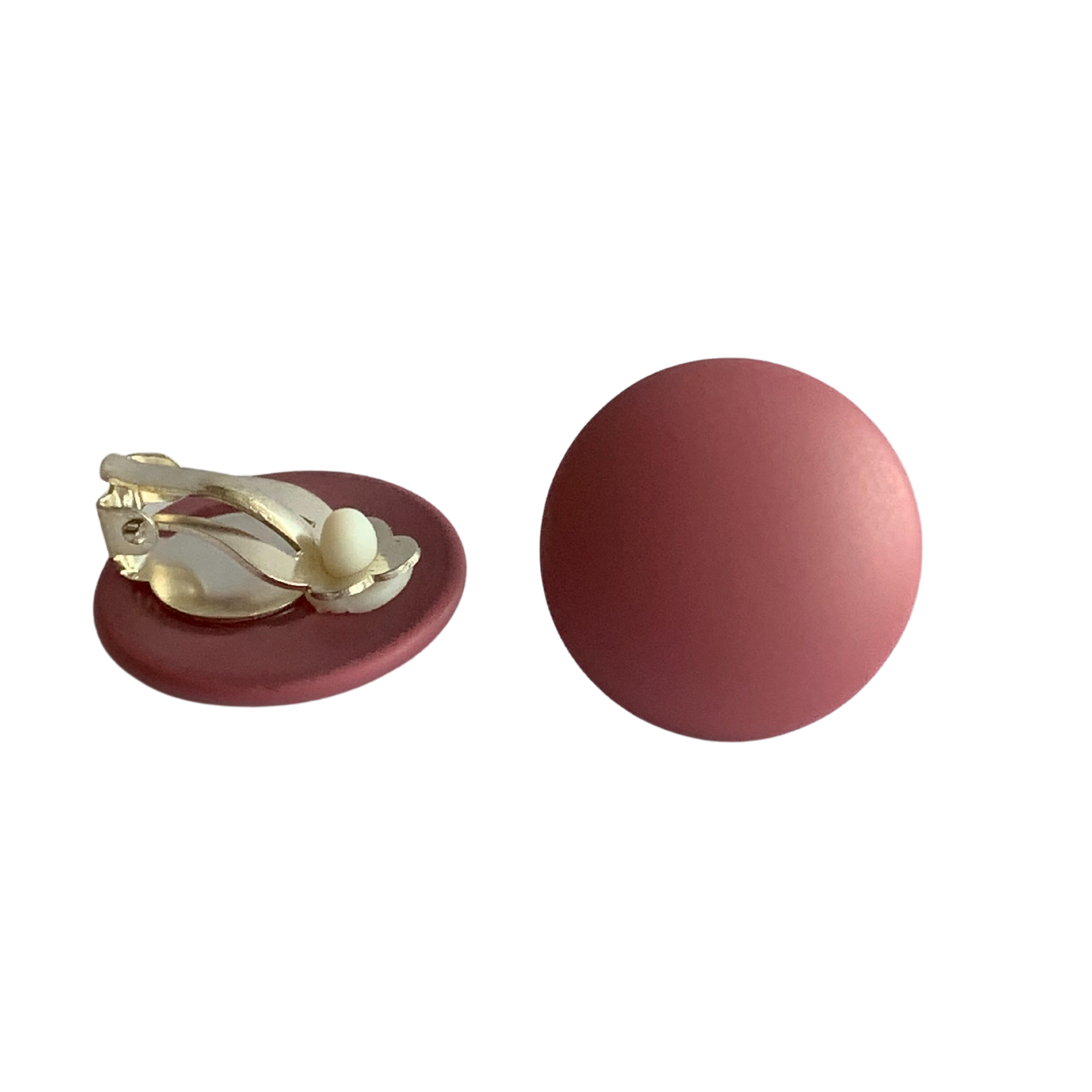 Ohrclips "Mauve Matt"