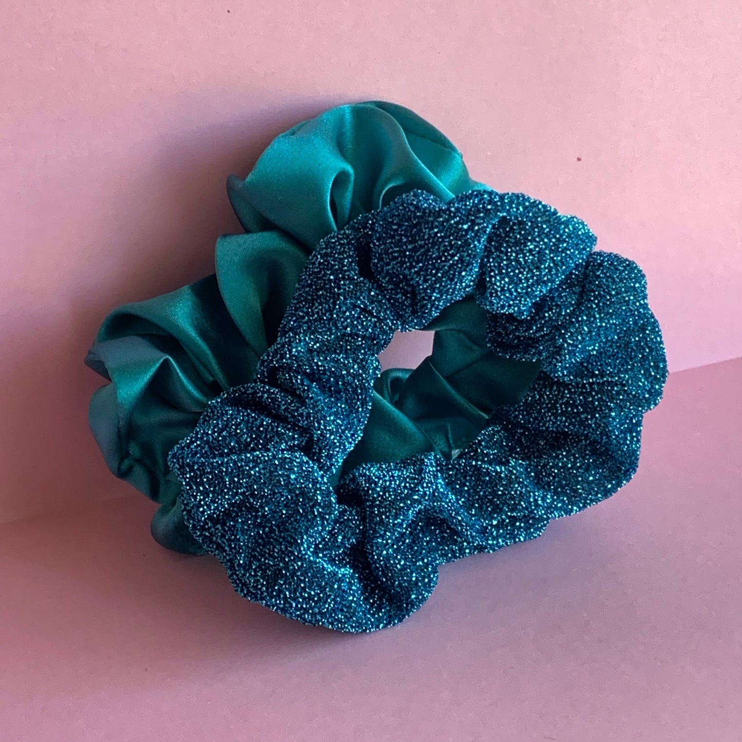 Scrunchi Set  "Satin Ocean"