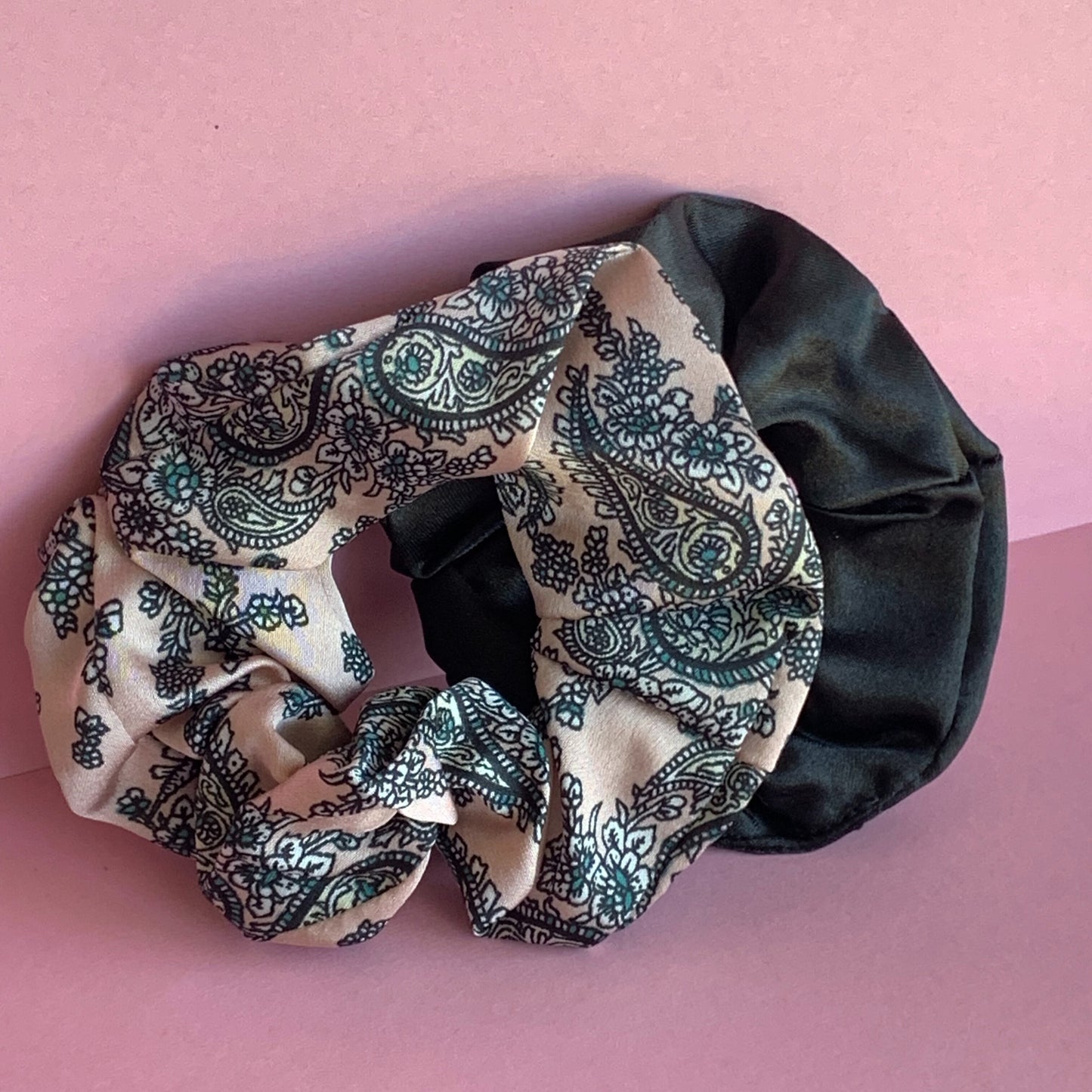 Scrunchi Set  "Satin Black"