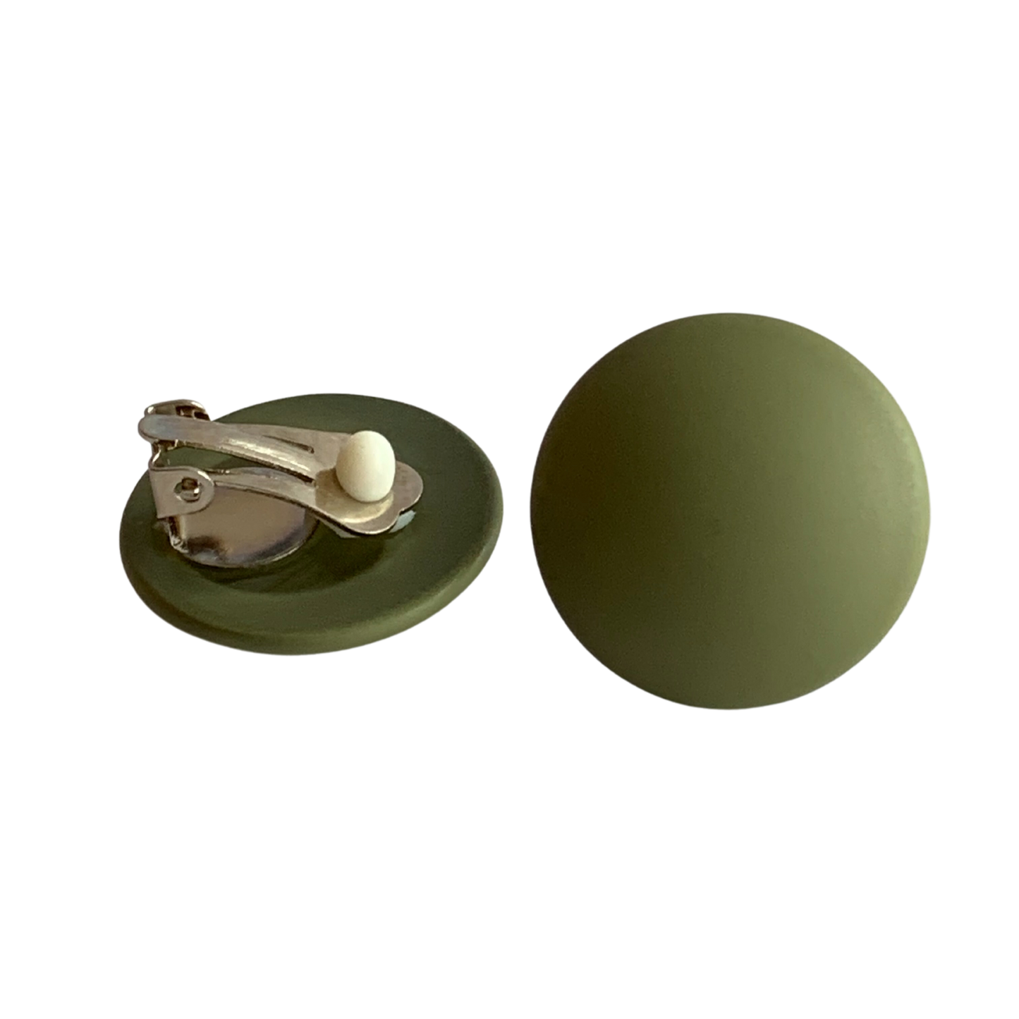 Ohrclips "Khaki Matt"