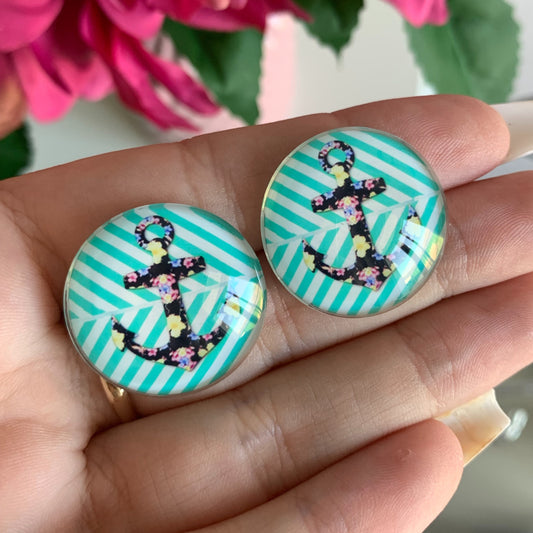 Ohrringe "Anker Mint"