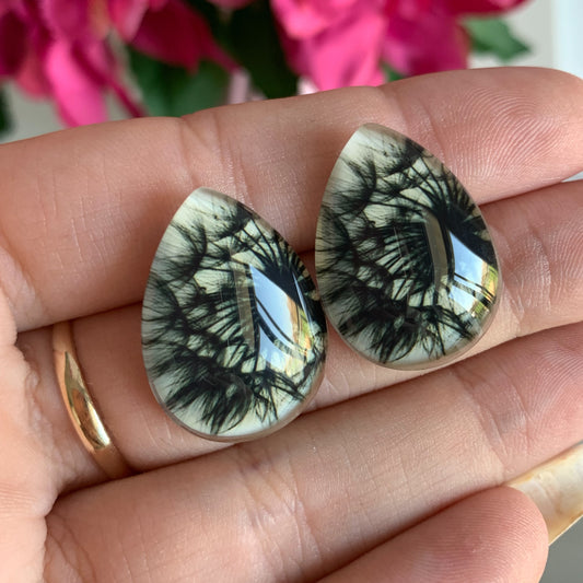 Ohrringe "Pusteblume Oval"