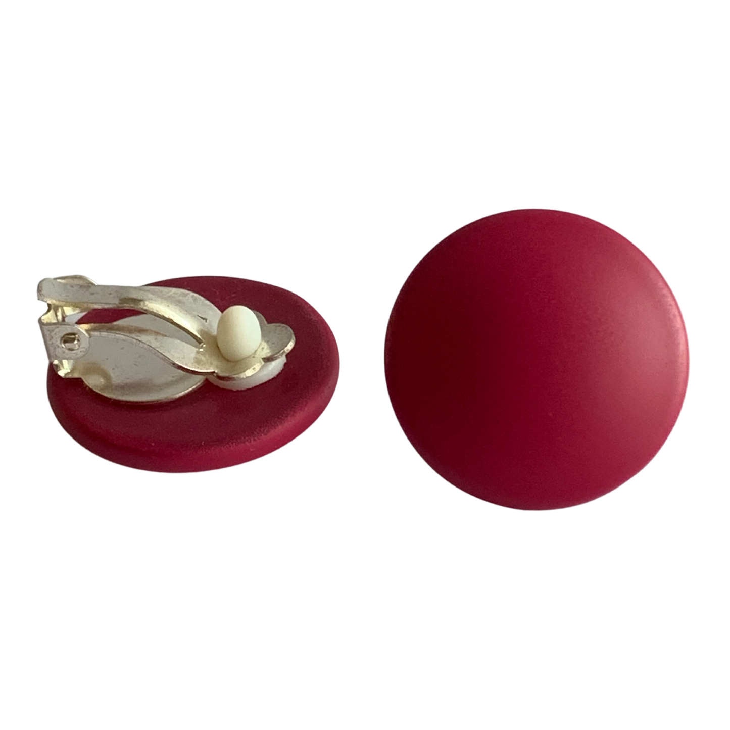 Ohrclips "Berry Matt"